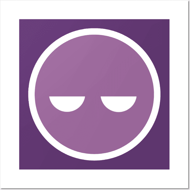 Purple Alien Wall Art by GreenGuyTeesStore